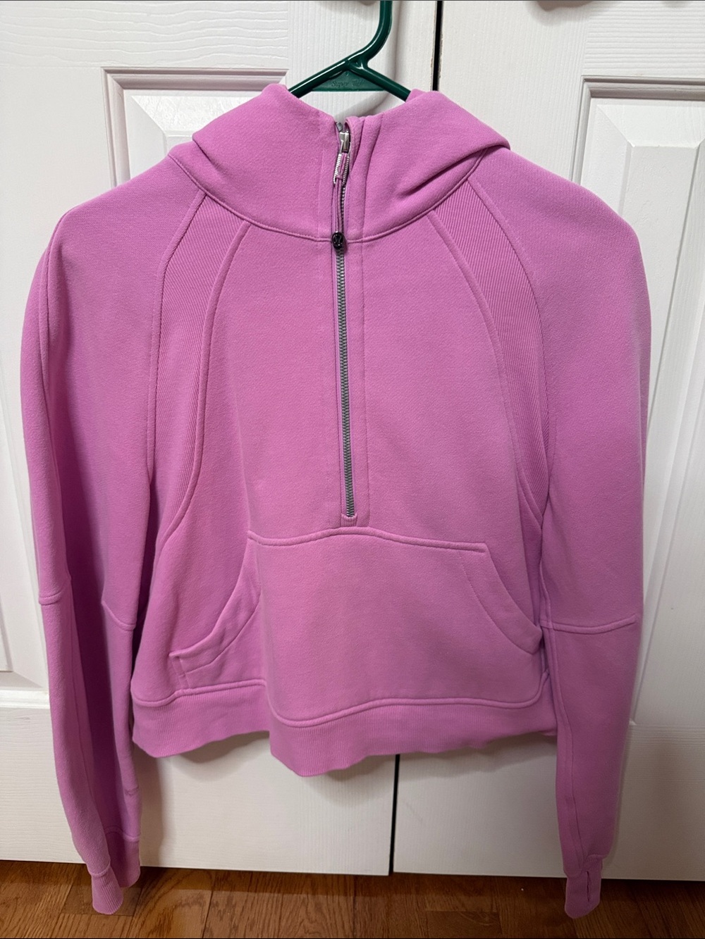 lululemon athletica Women's Rose Pink Half-Zip Hoodie